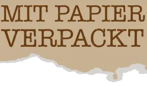 Wir verpacken mit Papier