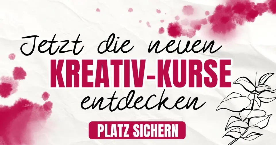 Jetzt Platz sichern für die neuen Kreativkurse im kunstpark