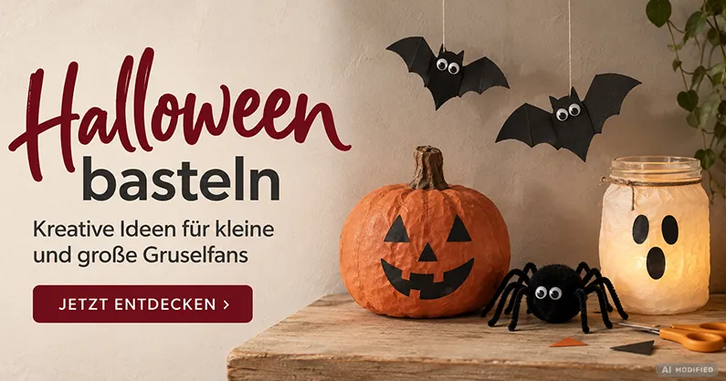 Halloween basteln - kreative Ideen für große und kleine Gruselfans im kunstpark