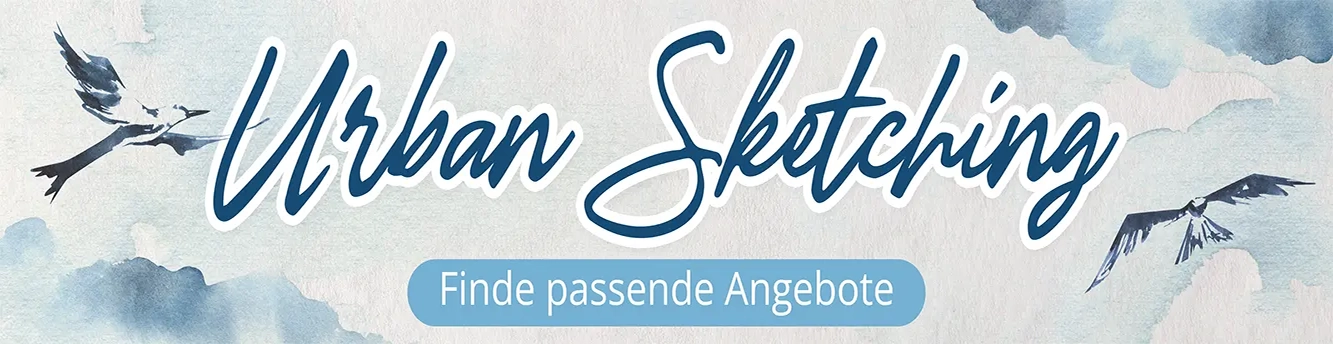 Entdecke unsere Angebote für Urban Sketching online im kunstpark