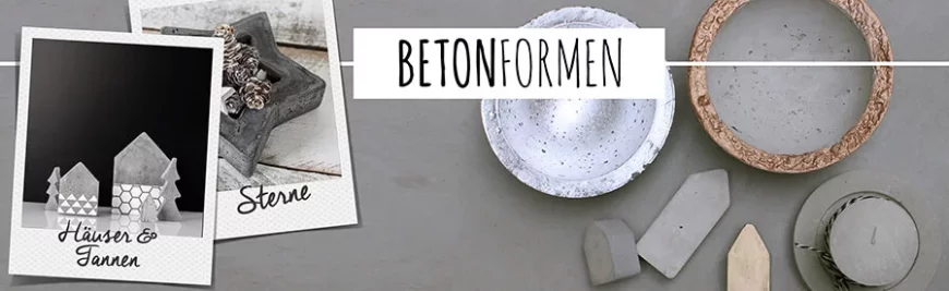 Beton Gießform & Silikonformen kaufen