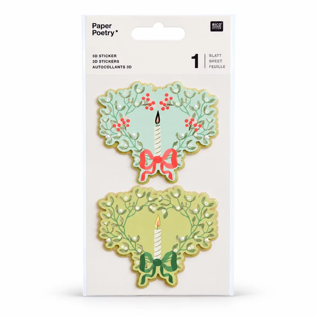 Artikelbild 1 des Artikels “3D Sticker - Mistelzweige “