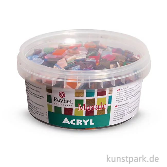 Artikelbild 1 des Artikels “Acryl-Mosaiksteine - Bunt, 1x1 cm, 300g “