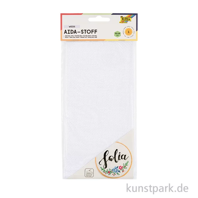 Artikelbild 1 des Artikels “Aida-Stoff zum Sticken, 50 x 49 cm, 1 Bogen, Weiß “