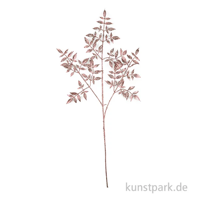 Artikelbild 1 des Artikels “Akazienzweig Glitter Hellrosa, 74 cm, 2 Stück “