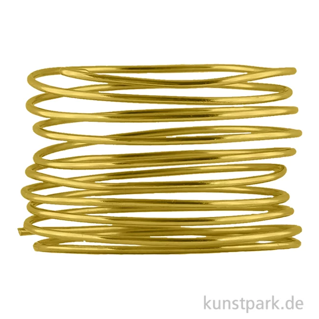 Artikelbild 1 des Artikels “Aludraht zur Dekoration und Schmuckherstellung, 2m 1 mm | Gold“