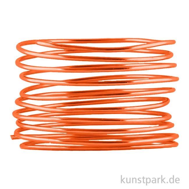 Artikelbild 1 des Artikels “Aludraht zur Dekoration und Schmuckherstellung, 2m 1 mm | Orange“