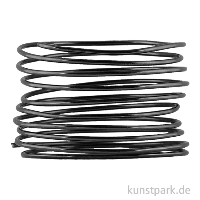 Artikelbild 1 des Artikels “Aludraht zur Dekoration und Schmuckherstellung, 2m 1 mm | Schwarz“