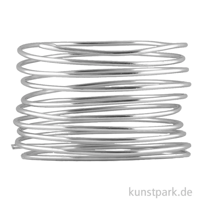 Artikelbild 1 des Artikels “Aludraht zur Dekoration und Schmuckherstellung, 2m 1 mm | Silber“