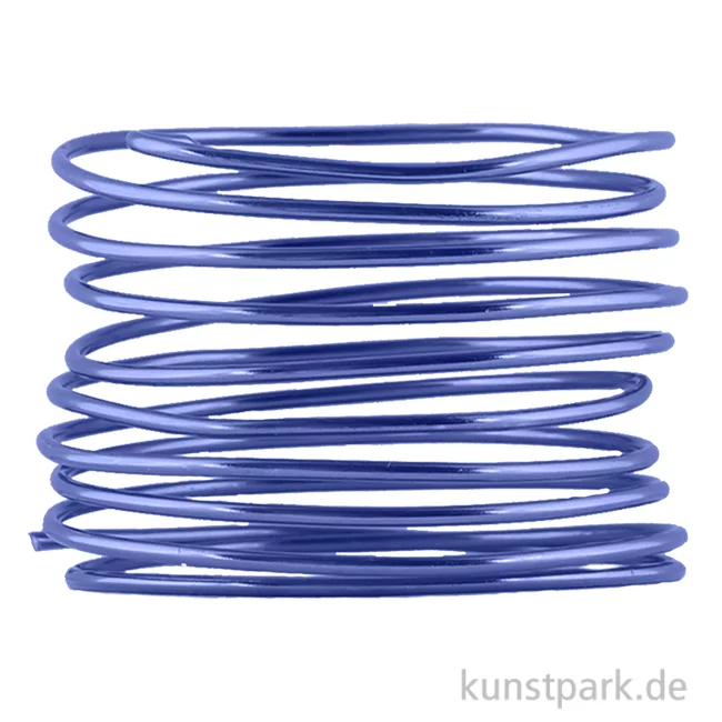 Artikelbild 1 des Artikels “Aludraht zur Dekoration und Schmuckherstellung, 2m 2 mm | Blau“