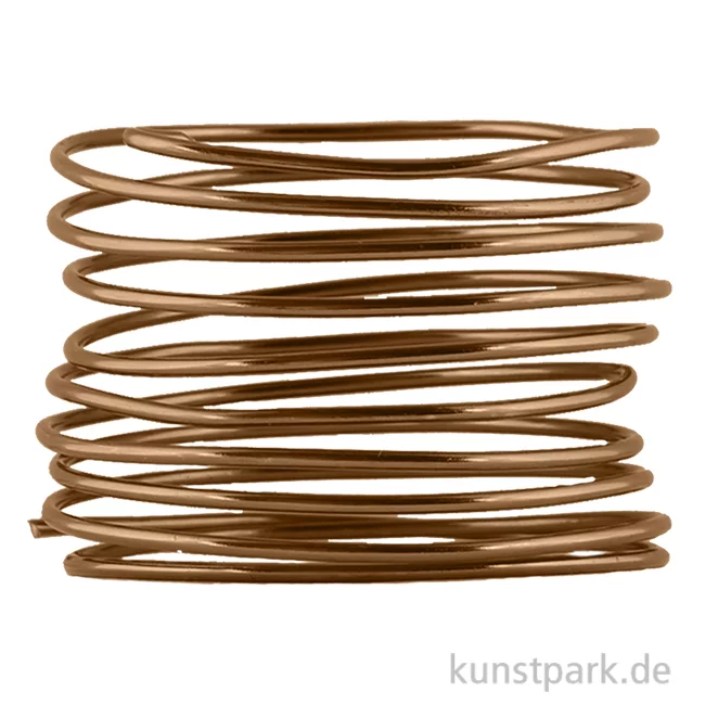 Artikelbild 1 des Artikels “Aludraht zur Dekoration und Schmuckherstellung, 2m 2 mm | Braun“