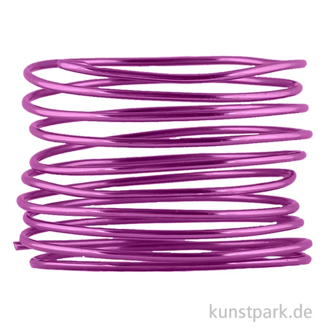 Artikelbild 1 des Artikels “Aludraht zur Dekoration und Schmuckherstellung, 2m 2 mm | Violett“