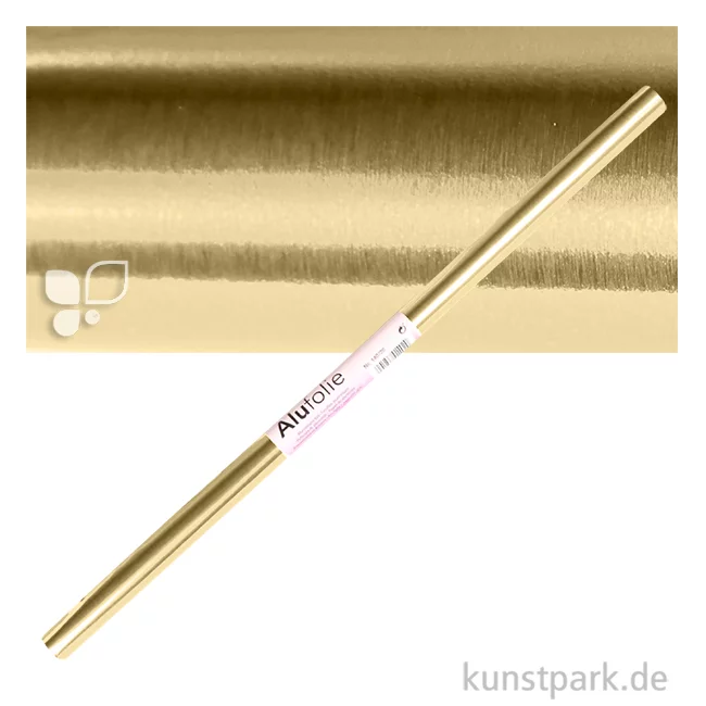 Artikelbild 1 des Artikels “Alufolie doppelseitig kaschiert 50x78 cm Rolle Rolle | Gold-Gold“