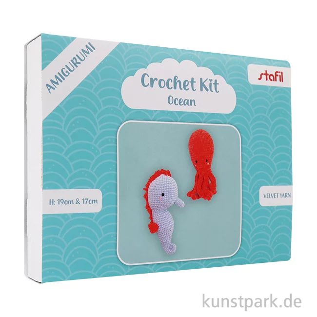 Artikelbild 1 des Artikels “Amigurumi Bastelset - Velvie Ocean, Seepferd + Oktopus “