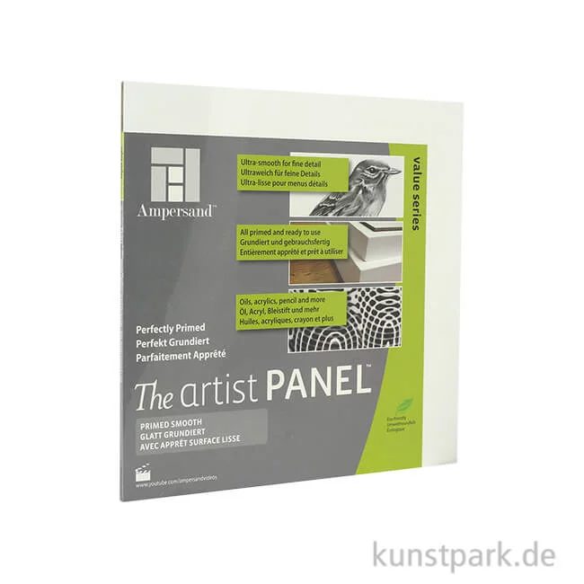 Artikelbild 1 des Artikels “Ampersand Artist Panel - Primed Smooth 3 mm 20 x 20 cm“