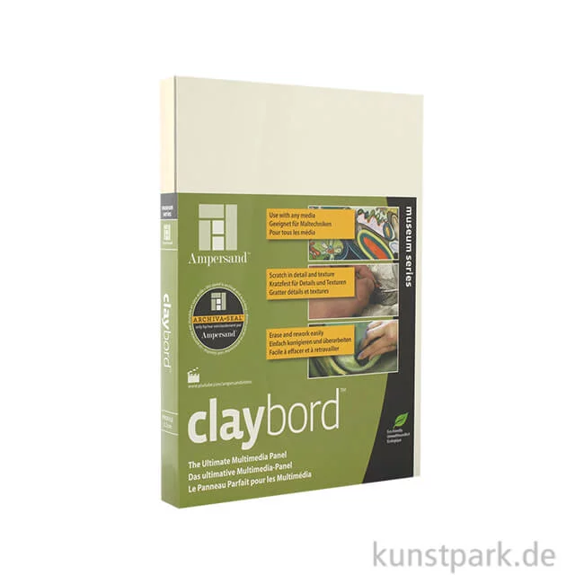 Artikelbild 1 des Artikels “Ampersand ClayBord - 22 mm 15 x 30 cm“