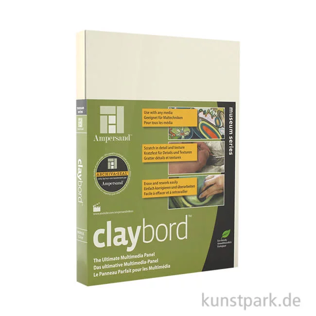 Artikelbild 1 des Artikels “Ampersand ClayBord - 22 mm 24 x 30 cm“