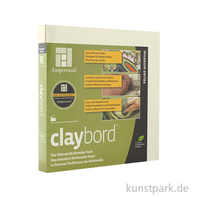 Artikelbild 1 des Artikels “Ampersand ClayBord - 22 mm 30 x 30 cm“