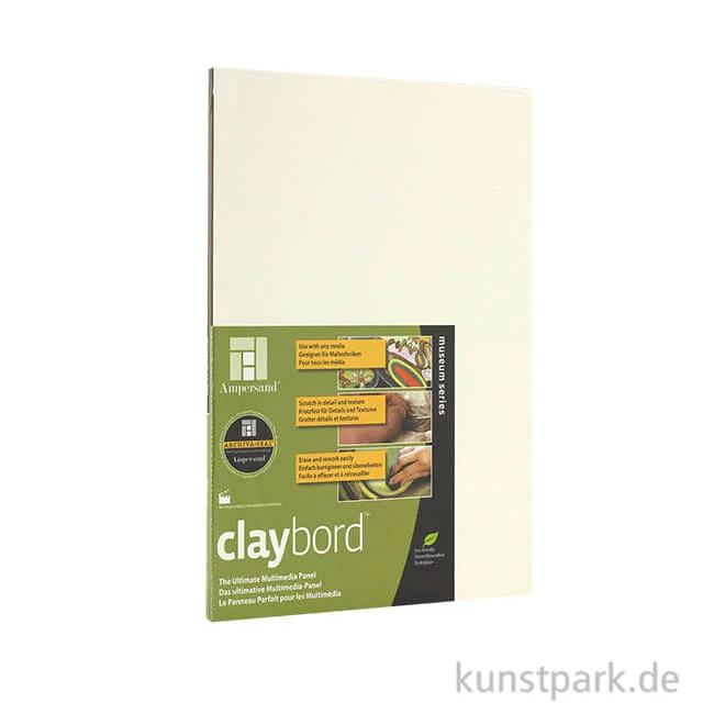 Artikelbild 1 des Artikels “Ampersand ClayBord - 3 mm 18 x 24 cm“