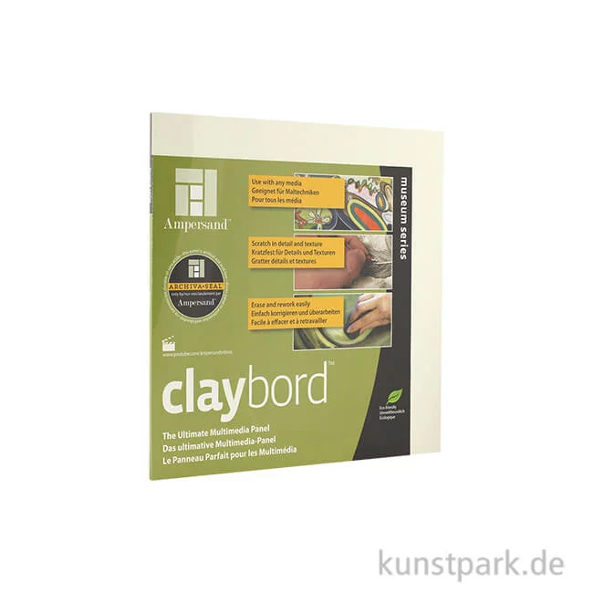 Artikelbild 1 des Artikels “Ampersand ClayBord - 3 mm 20 x 20 cm“