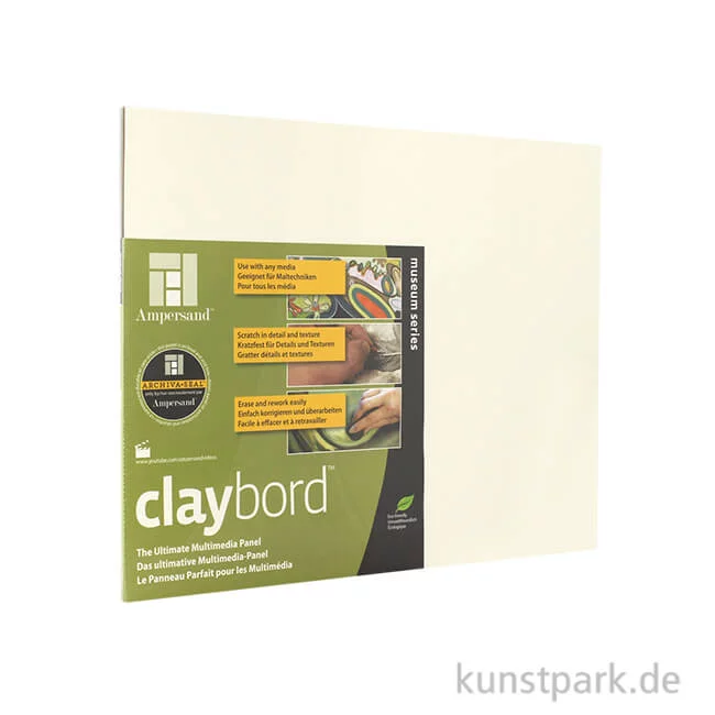 Artikelbild 1 des Artikels “Ampersand ClayBord - 3 mm 24 x 30 cm“