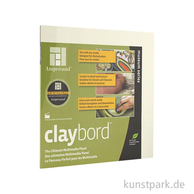Artikelbild 1 des Artikels “Ampersand ClayBord - 3 mm 40 x 40 cm“