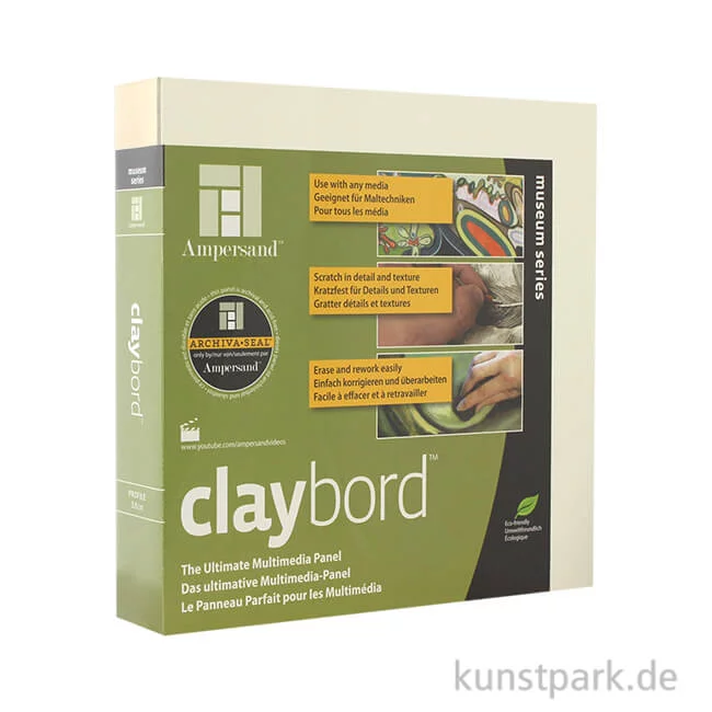 Artikelbild 1 des Artikels “Ampersand ClayBord - 38 mm 40 x 40 cm“