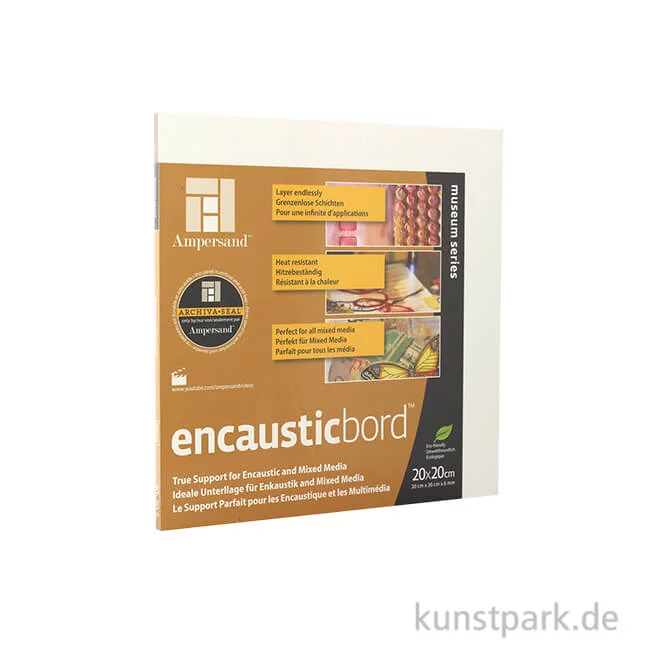 Artikelbild 1 des Artikels “Ampersand EncausticBord - 6 mm 20 x 20 cm“