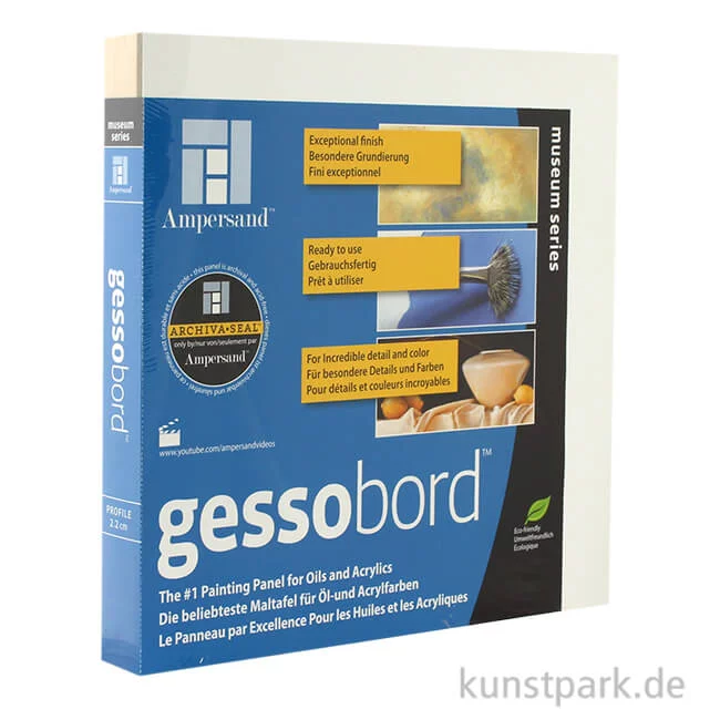 Artikelbild 1 des Artikels “Ampersand GessoBord - 22 mm 50 x 50 cm“
