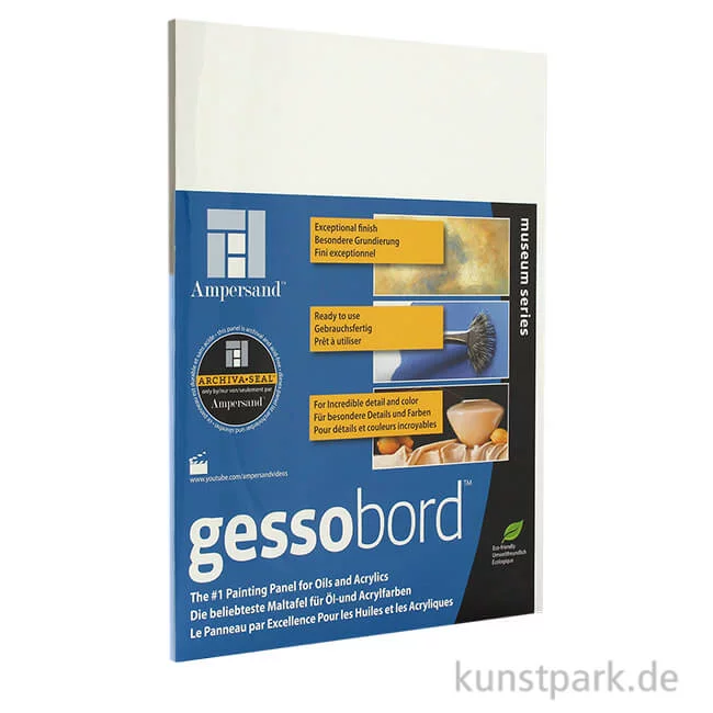Artikelbild 1 des Artikels “Ampersand GessoBord - 3 mm 40 x 50 cm“