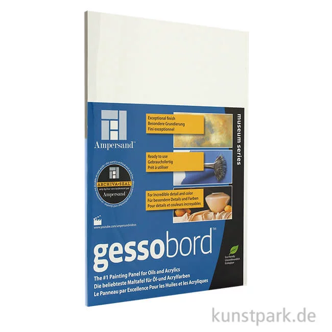 Artikelbild 1 des Artikels “Ampersand GessoBord - 3 mm 40 x 60 cm“