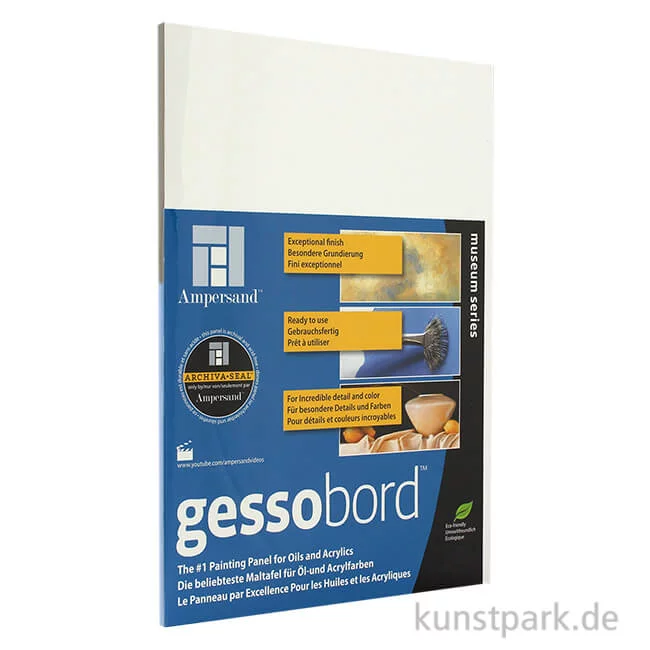 Artikelbild 1 des Artikels “Ampersand GessoBord - 3 mm 50 x 70 cm“