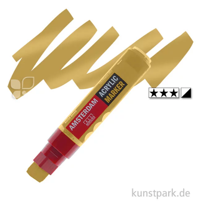 Artikelbild 1 des Artikels “Talens AMSTERDAM Acrylic Marker L - 15 mm Einzelstift | 802 Reichgold“