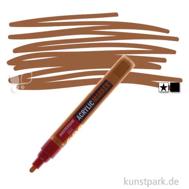 Artikelbild 1 des Artikels “Talens AMSTERDAM Acrylic Marker M - 4 mm Einzelstift | 234 Siena natur“