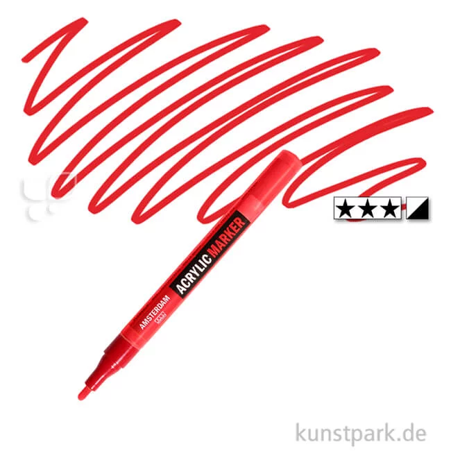 Artikelbild 1 des Artikels “Talens AMSTERDAM Acrylic Marker S - 2 mm Einzelstift | 315 Pyrrolrot“