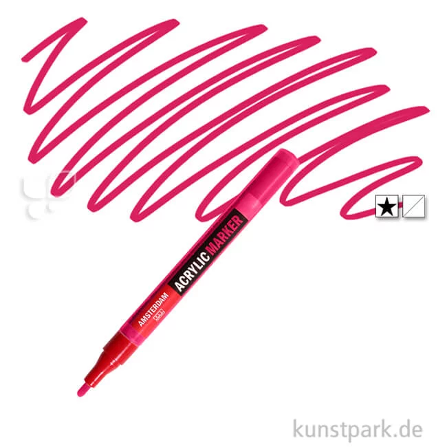 Artikelbild 1 des Artikels “Talens AMSTERDAM Acrylic Marker S - 2 mm Einzelstift | 369 Primärmagenta“