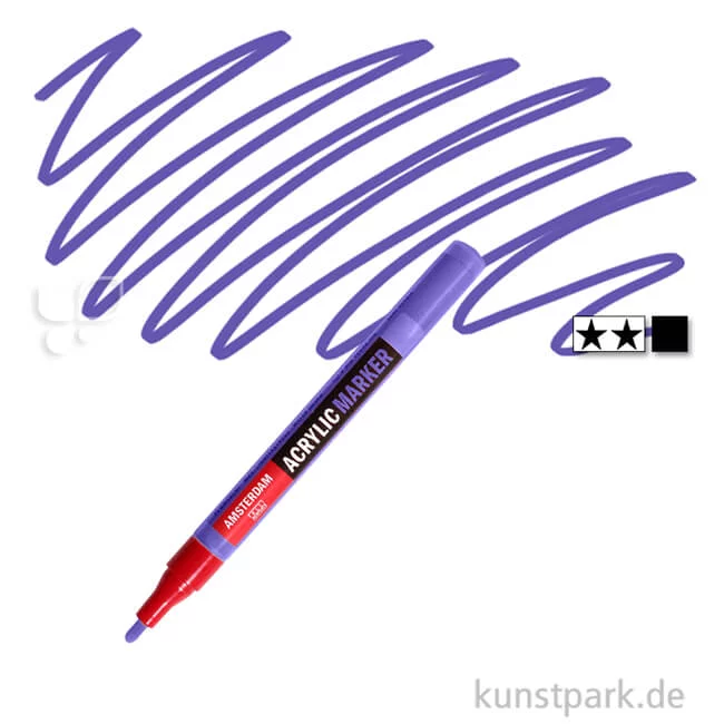Artikelbild 1 des Artikels “Talens AMSTERDAM Acrylic Marker S - 2 mm Einzelstift | 507 Ultramarinviolett“