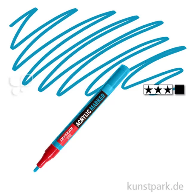 Artikelbild 1 des Artikels “Talens AMSTERDAM Acrylic Marker S - 2 mm Einzelstift | 564 Brillantblau“