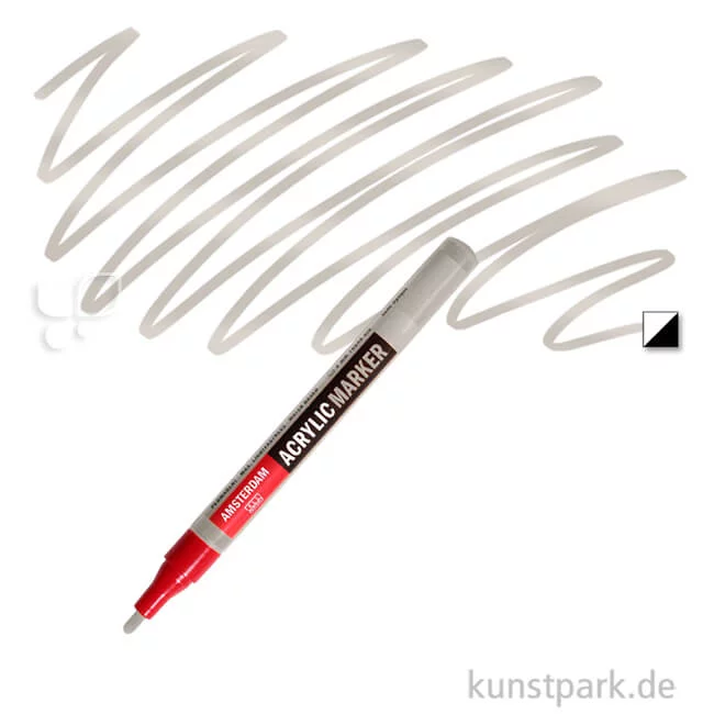Artikelbild 1 des Artikels “Talens AMSTERDAM Acrylic Marker S - 2 mm Einzelstift | 800 Silber“