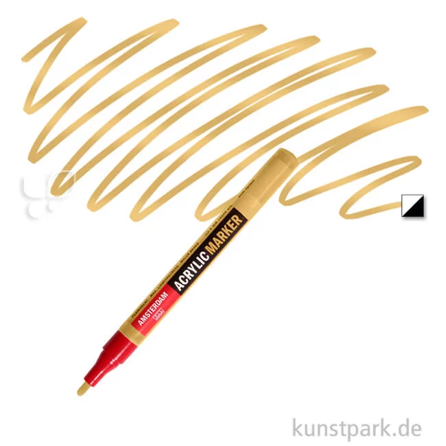 Artikelbild 1 des Artikels “Talens AMSTERDAM Acrylic Marker S - 2 mm Einzelstift | 802 Reichgold“