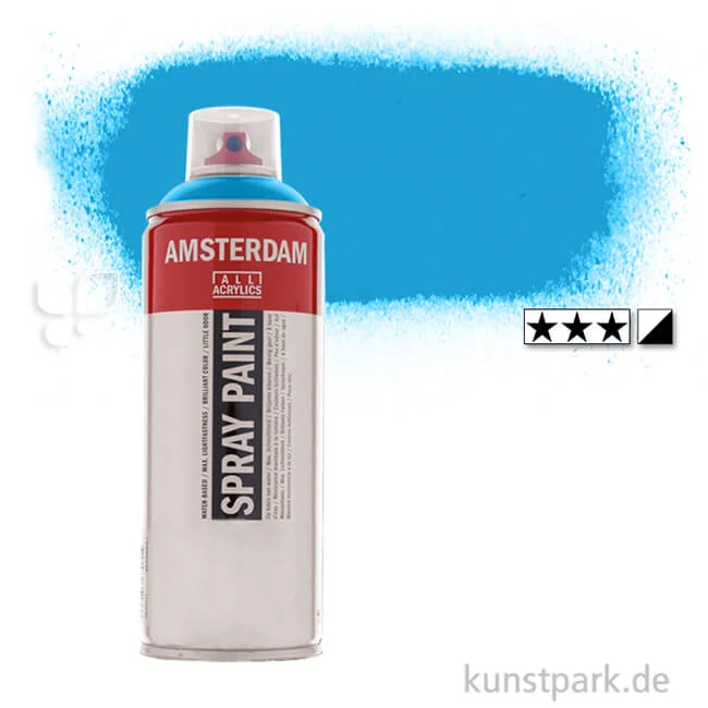 Artikelbild 1 des Artikels “Talens AMSTERDAM Spray Paint 400 ml Einzelfarbe | 572 Primärzyan“