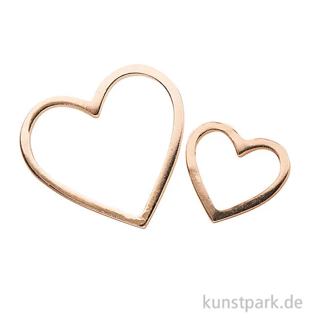 Artikelbild 1 des Artikels “Anhänger Herz - Gold, 2 Stück “