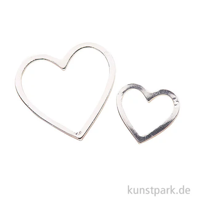 Artikelbild 1 des Artikels “Anhänger Herz - Silber, 2 Stück “
