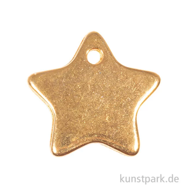 Artikelbild 1 des Artikels “Anhänger Metall - goldener Stern, 2 Stück “