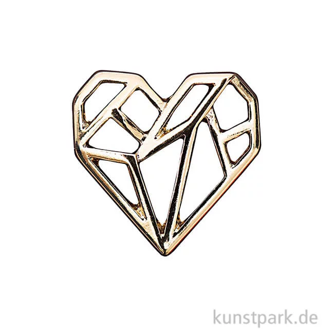 Artikelbild 1 des Artikels “Anhänger Origami - Herz, Gold “