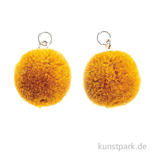 Artikelbild 1 des Artikels “Anhänger Pompons - Gelb, 2er Set “