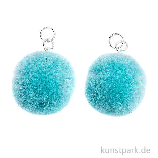 Artikelbild 1 des Artikels “Anhänger Pompons - Mint, 2er Set “