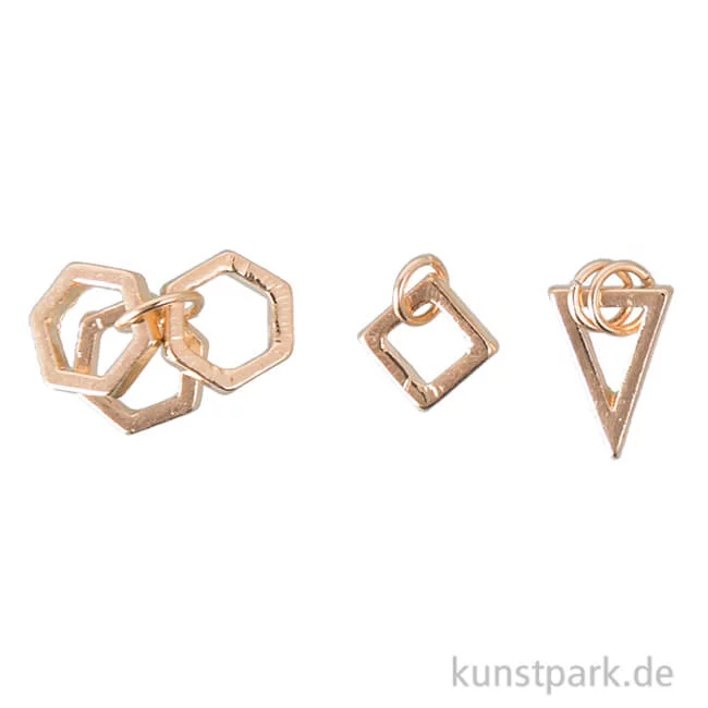 Artikelbild 1 des Artikels “Anhänger Set - Geometrisch, Gold “
