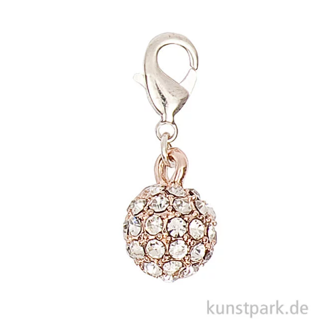 Artikelbild 1 des Artikels “Anhänger Strasskugel - Roségold “