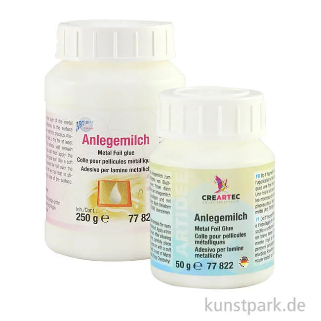 Artikelbild 1 des Artikels “Anlegemilch für Schlagmetallfolien und Blattgold “
